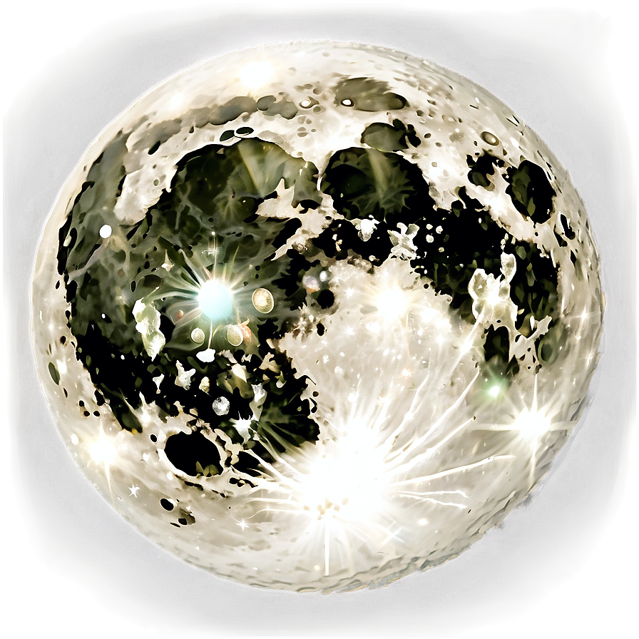 Full Moon Shimmering Sky Png 05242024