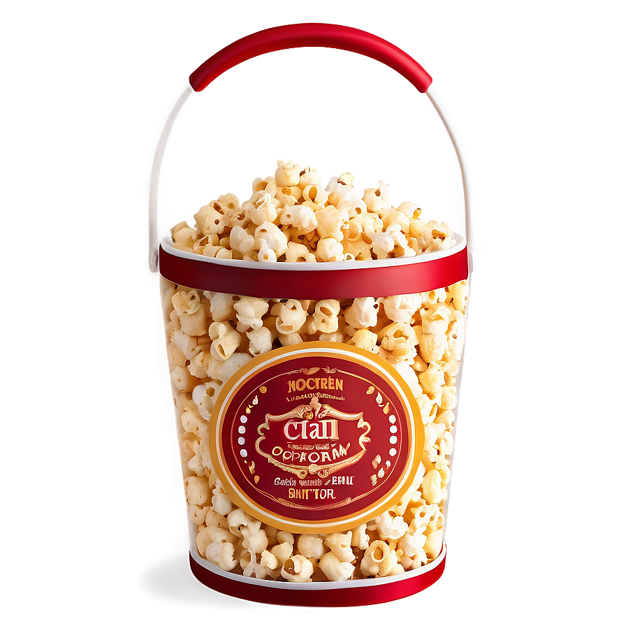 Full Popcorn Bucket Ready-to-eat Png Jsq