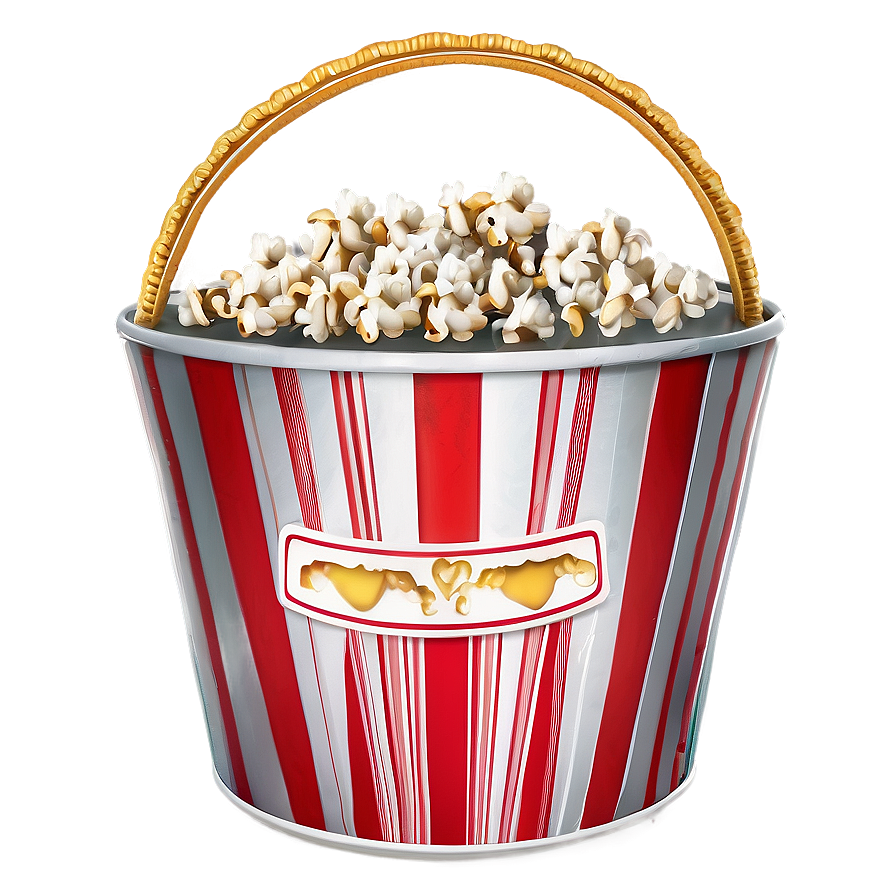 Full Popcorn Bucket Ready-to-eat Png Pob