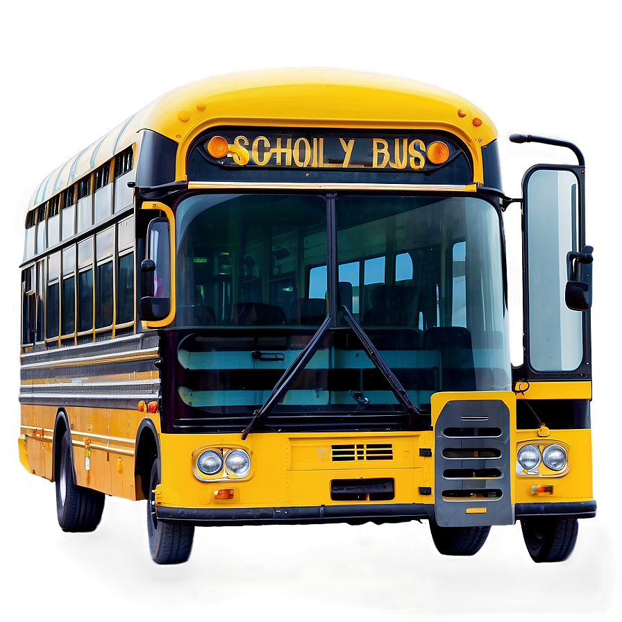 Full School Bus Side Profile Png 05242024
