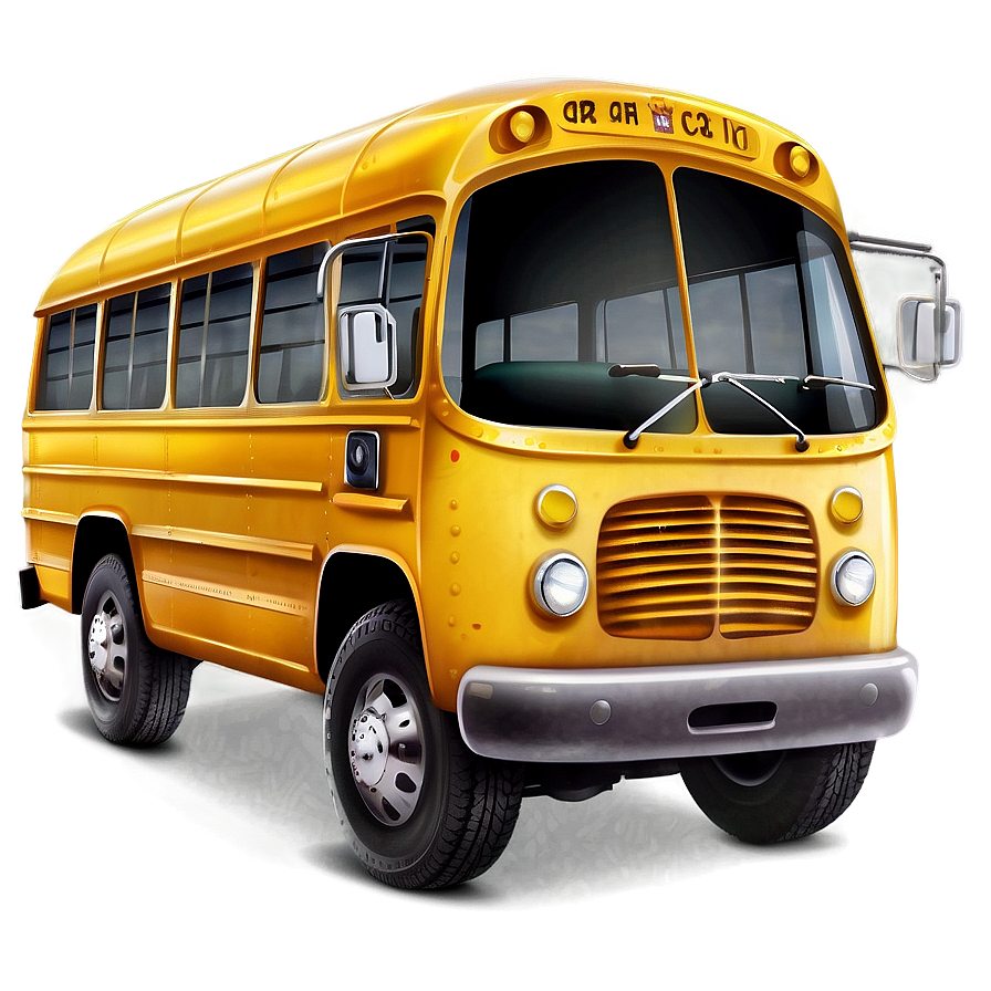 Fun Cartoon Bus Image Png Xjt