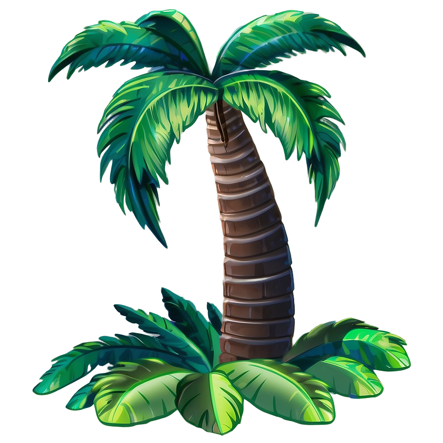 Fun Cartoon Palm Tree Png 99