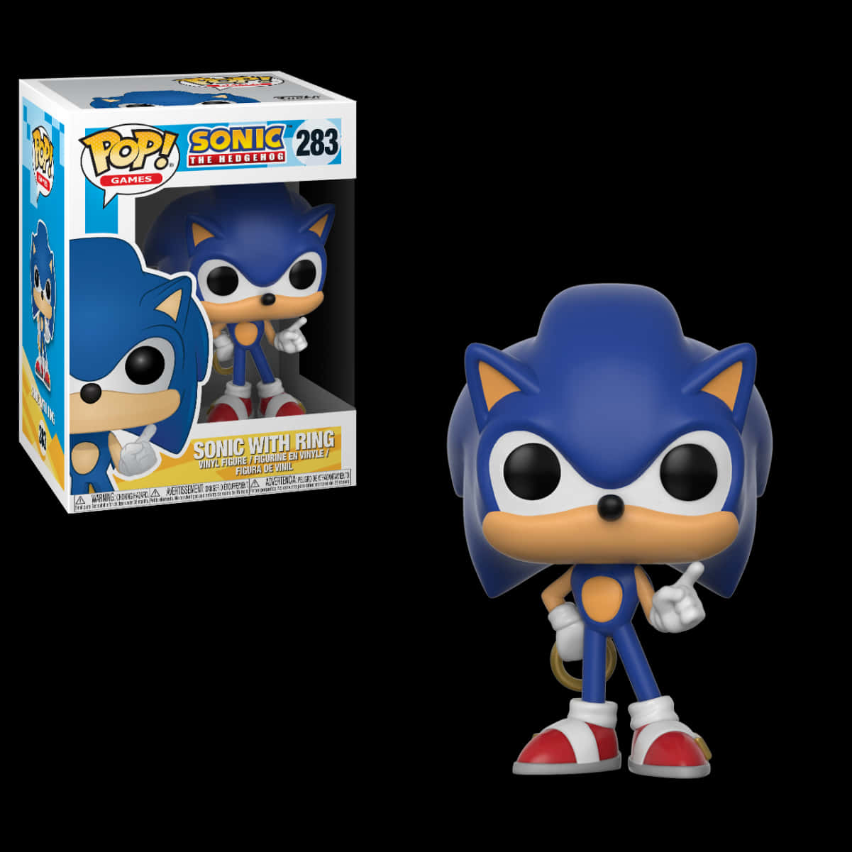 Funko Pop Sonicwith Ring Figure