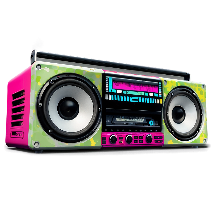 Funky Boombox Png Pdm37