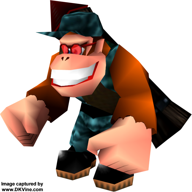 Funky Kong3 D Model