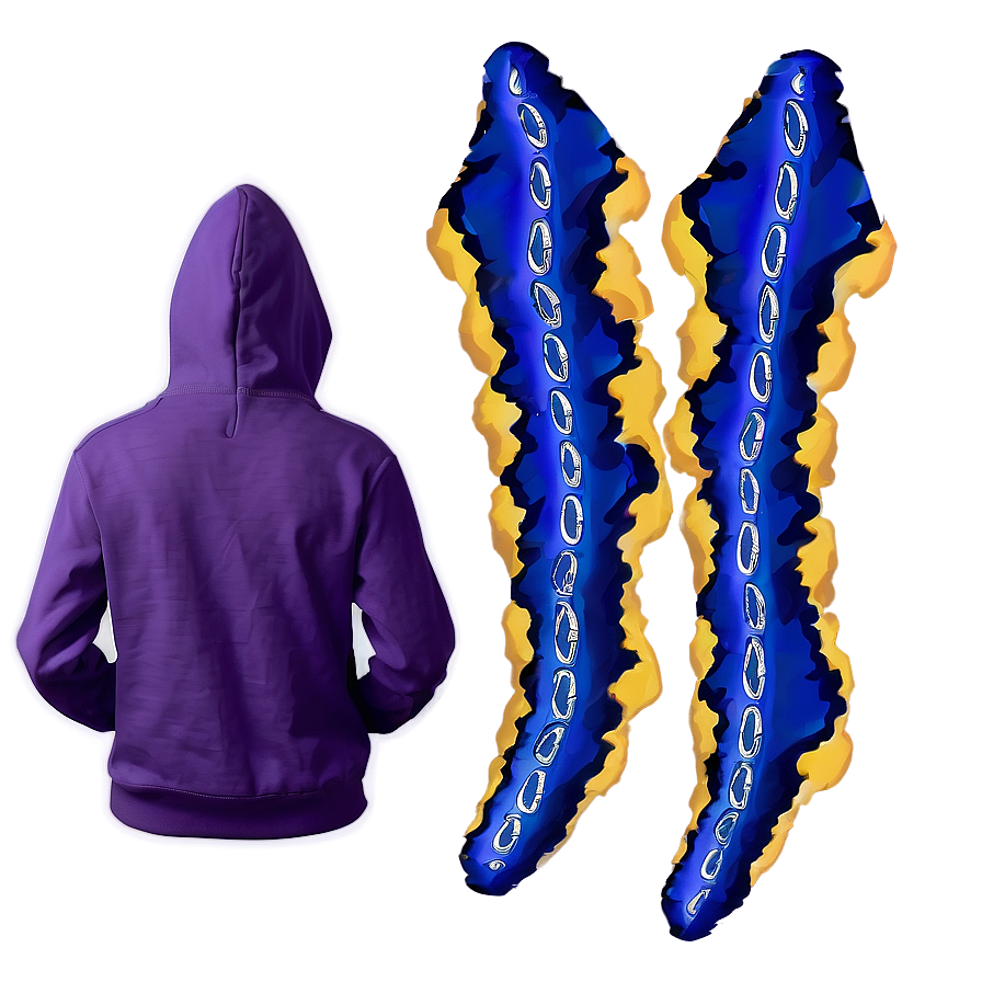 Funky Purple Hoodie Design Png 84