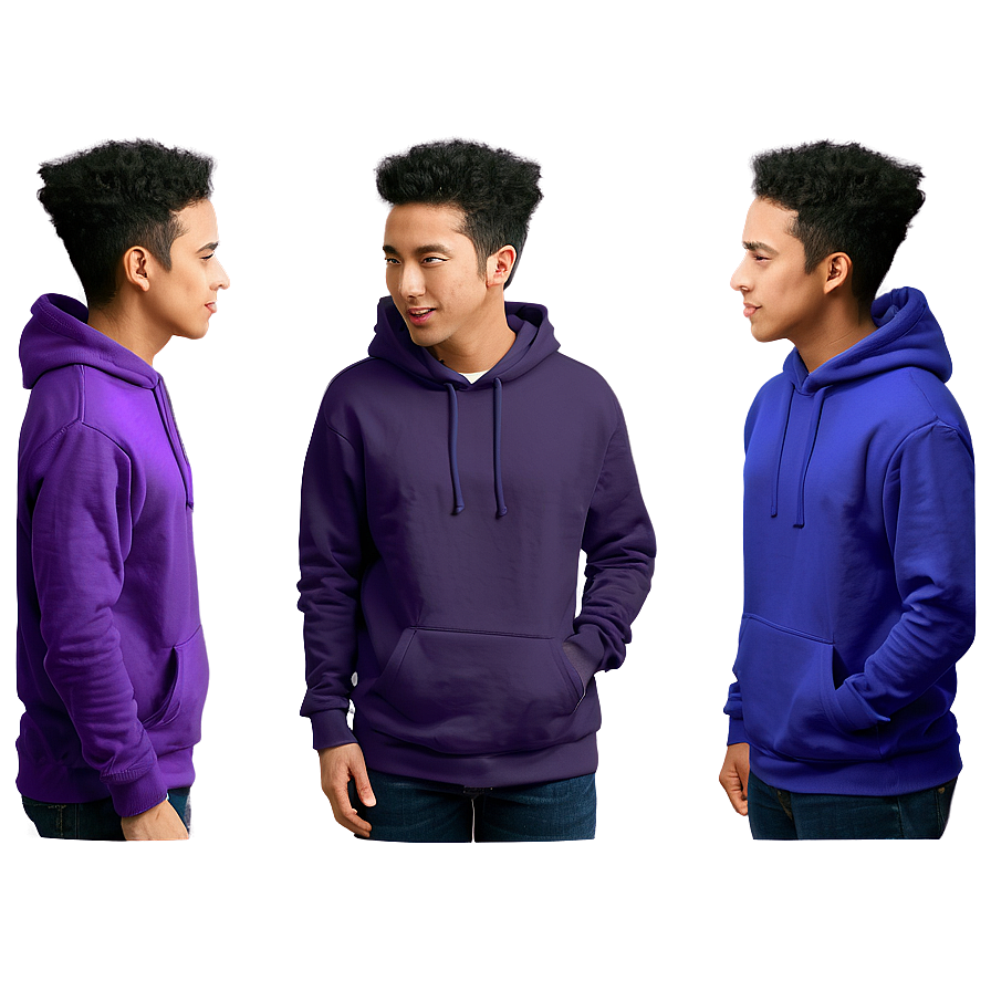 Funky Purple Hoodie Design Png Jty