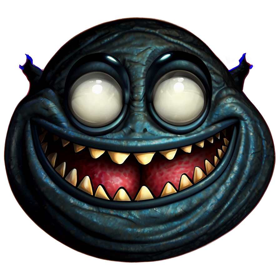 Funny Monster Face Png Pwt