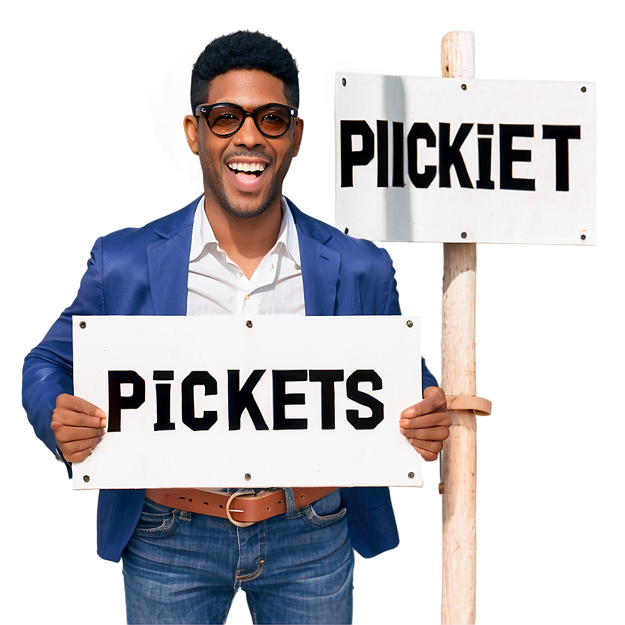 Funny Picket Sign Png Rdq