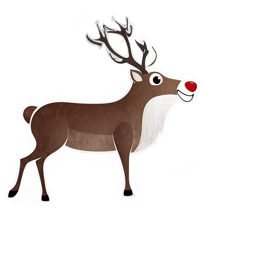 Funny Reindeer Png 18