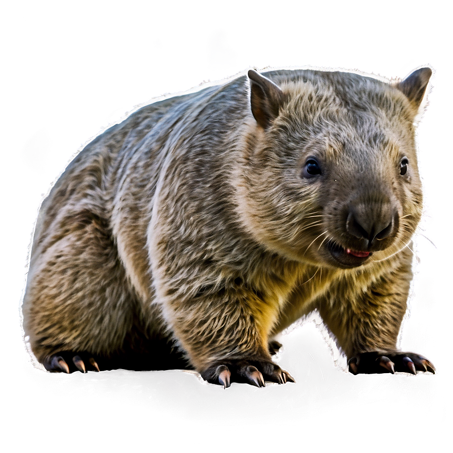 Funny Wombat Png 06252024