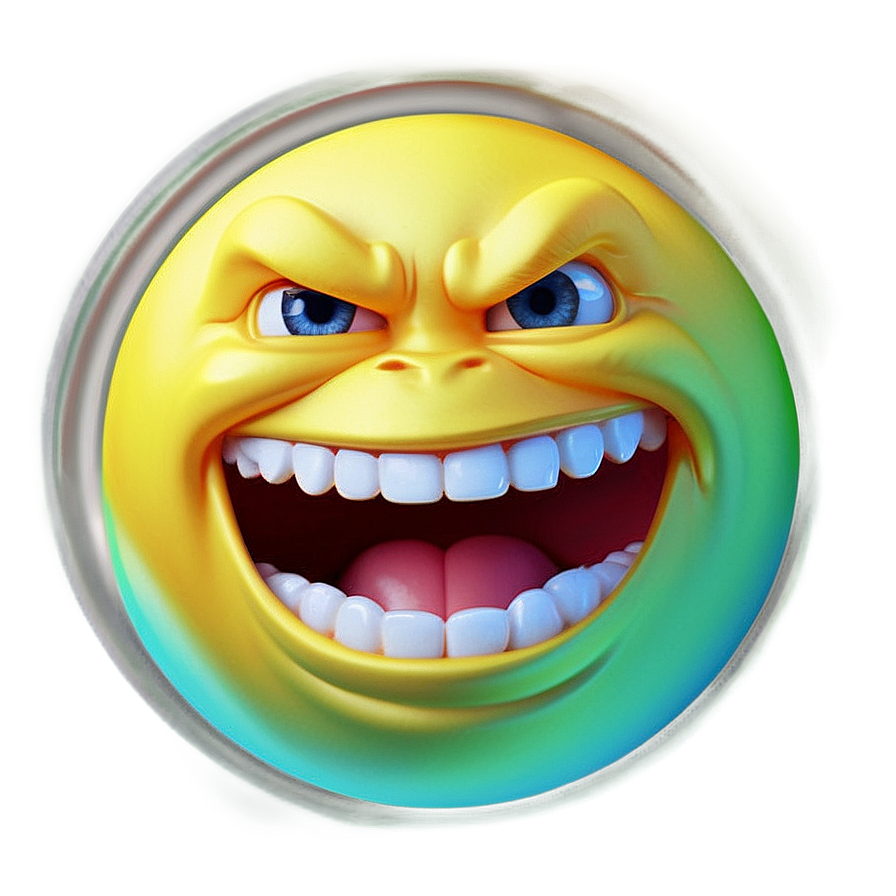 Furious Face Emoji Png 57