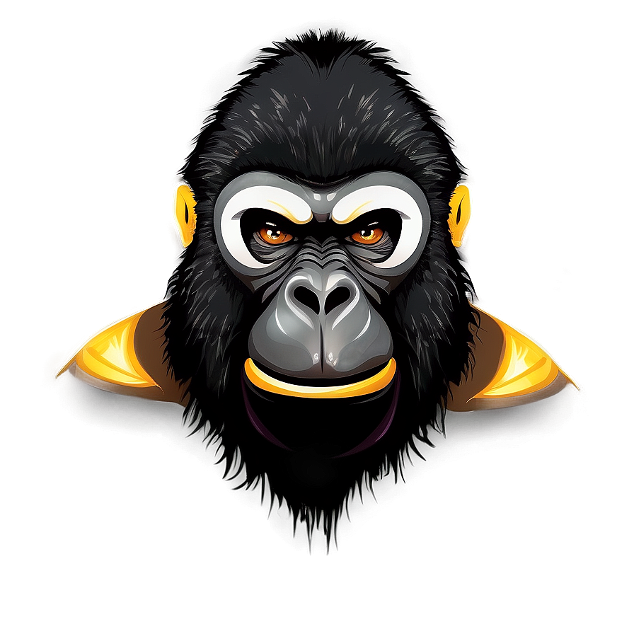 Furious Gorilla Cartoon Png 84