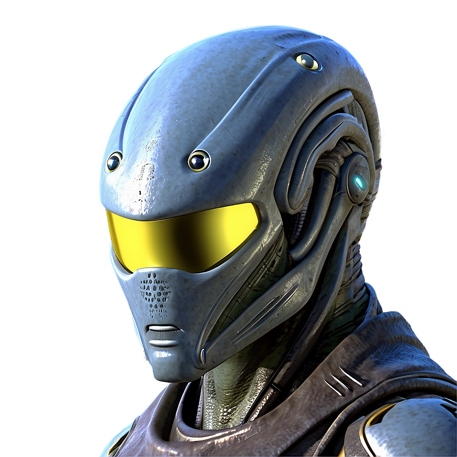 Futuristic Alien Soldier Png 75