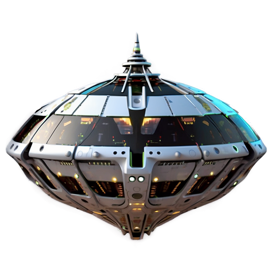 Futuristic Alien Vessel Png Mxw