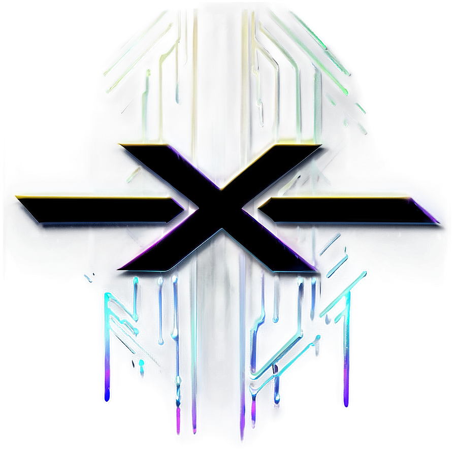 Futuristic Black X Png Mwc