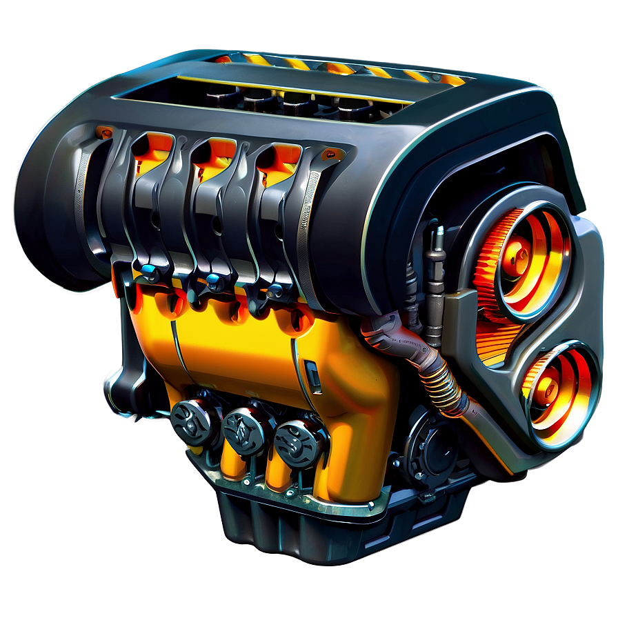 Futuristic Car Engine Concept Png 06132024