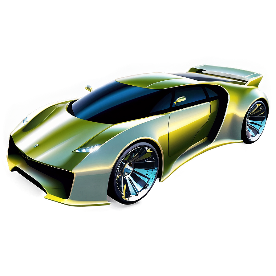 Futuristic Car Vector Artwork Png 31