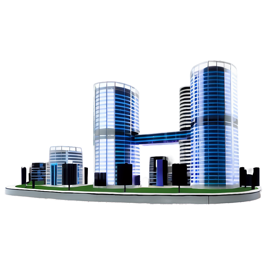 Futuristic City Building Png 05242024