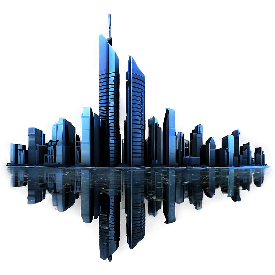 Futuristic Cityscape Visualization Png 06202024