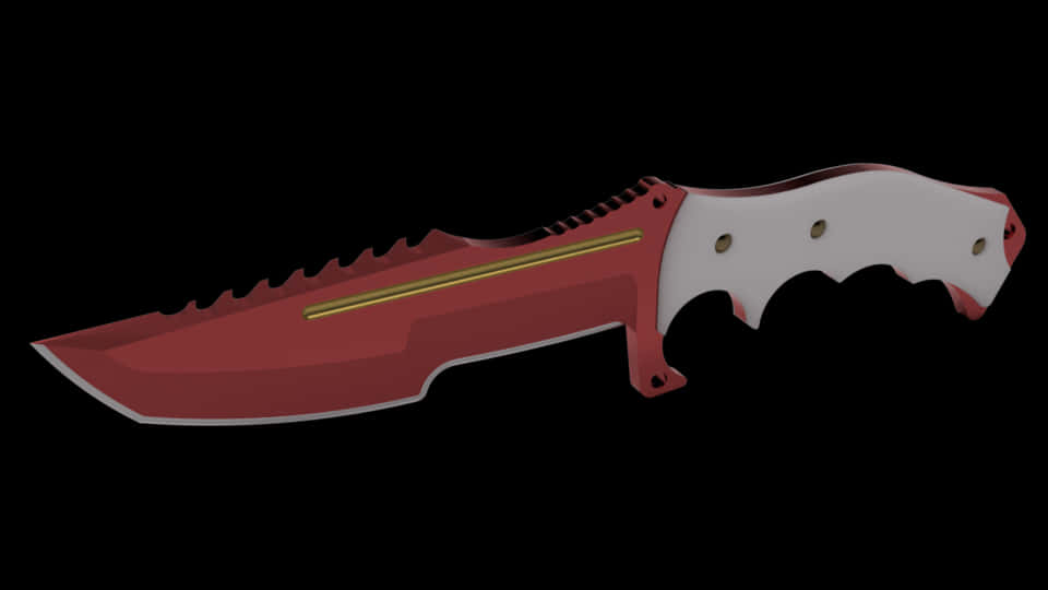 Futuristic Combat Knife3 D Render