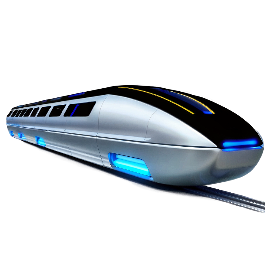 Futuristic Maglev Train Png Juh