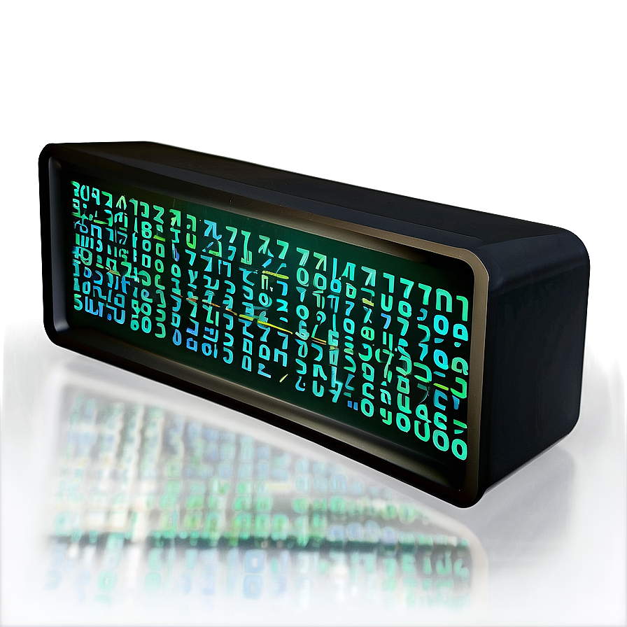 Futuristic Matrix Code Display Png Jae72