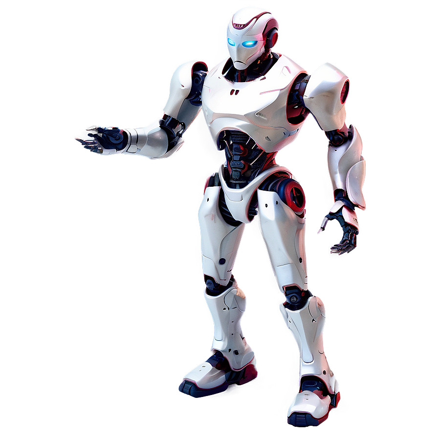 Futuristic Robot Figure Png Snm67