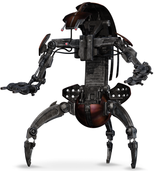 Futuristic Robot Spider Droid