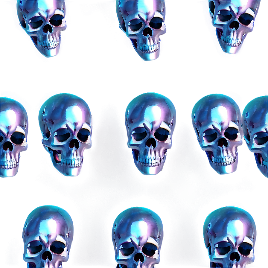 Futuristic Skull Render Png A