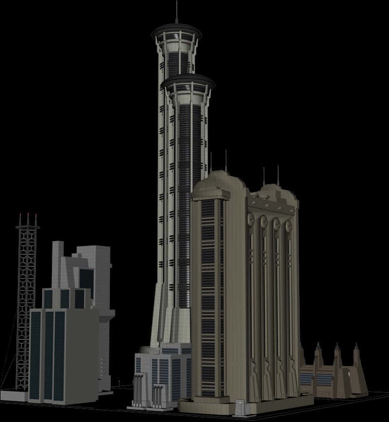 Futuristic_ Skyscrapers_ Render