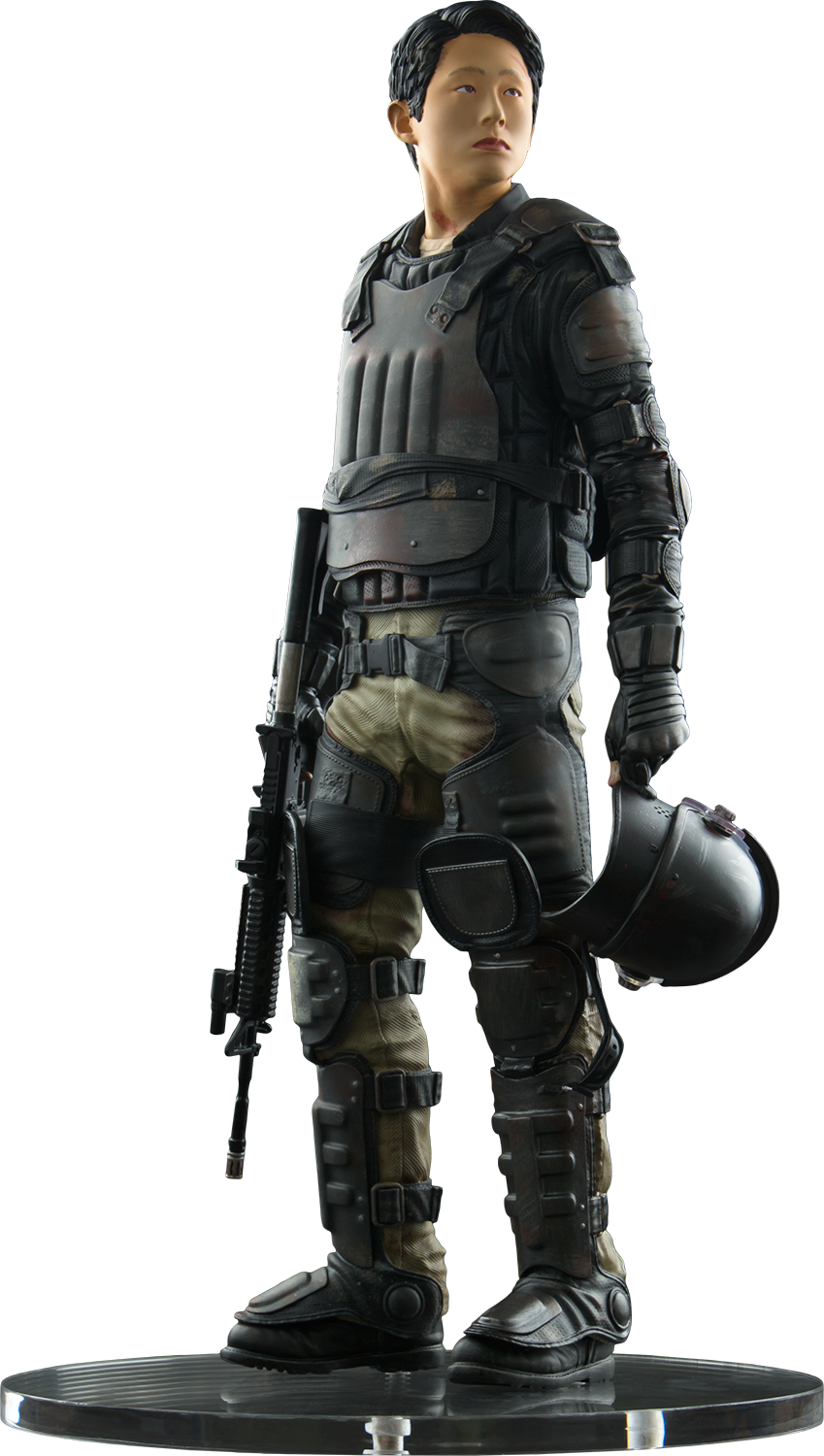 Futuristic Soldier Figure Standing