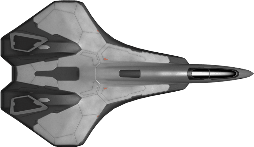 Futuristic Spaceship Design