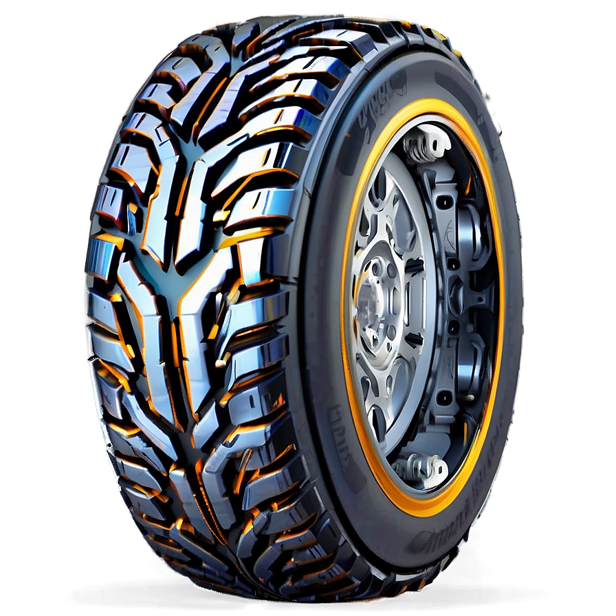 Futuristic Tire Tread Design Png Iac74