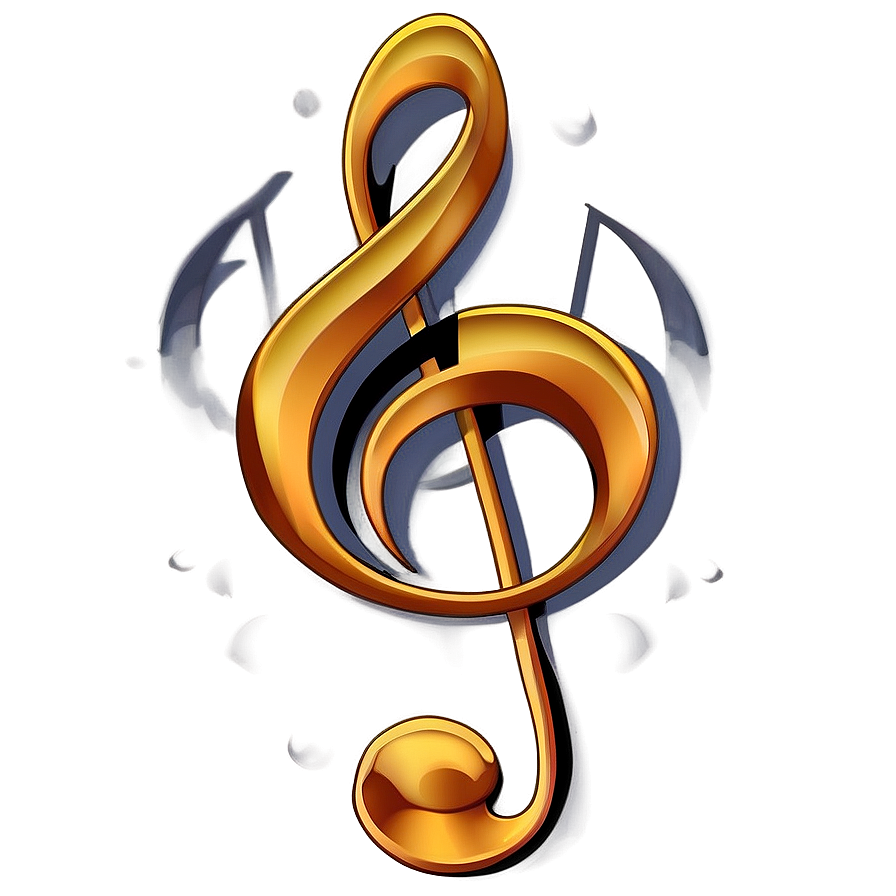 G Clef Note Design Png Pnq