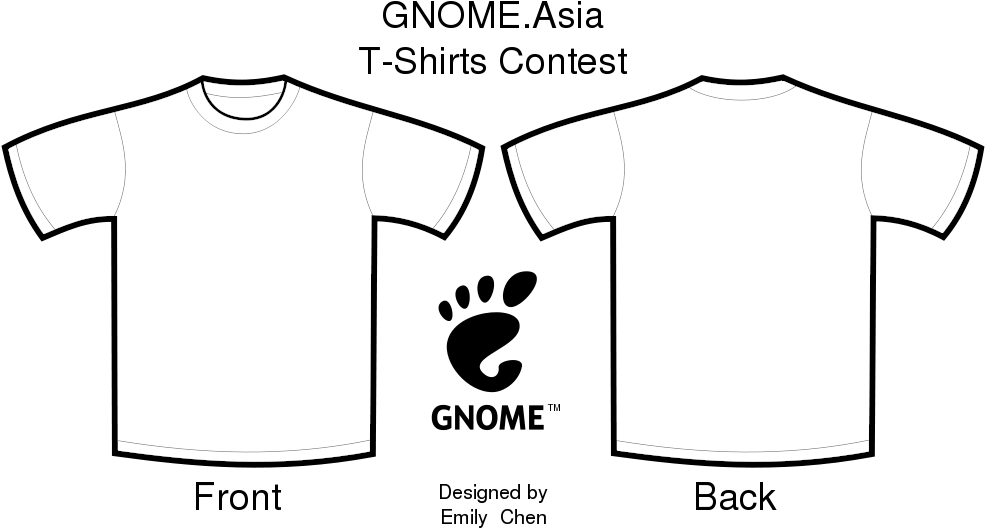 G N O M E Asia T Shirt Contest Template