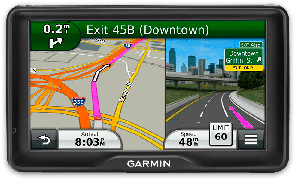 G P S Navigation Device Display