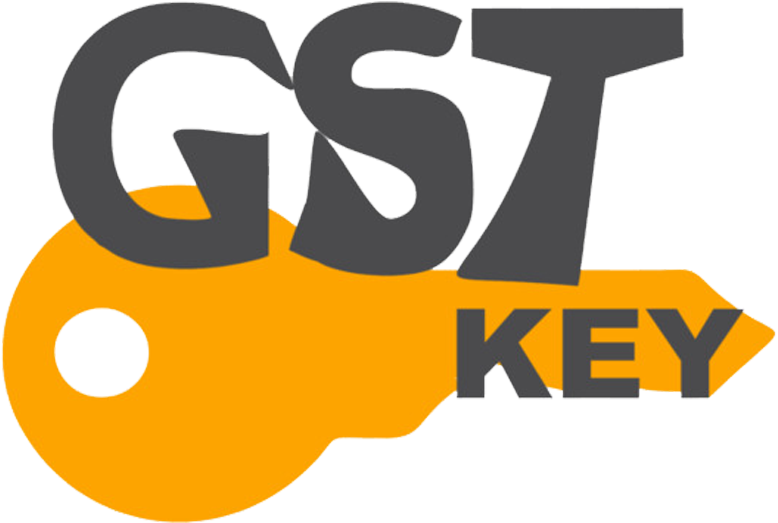 G S T Key Logo Graphic