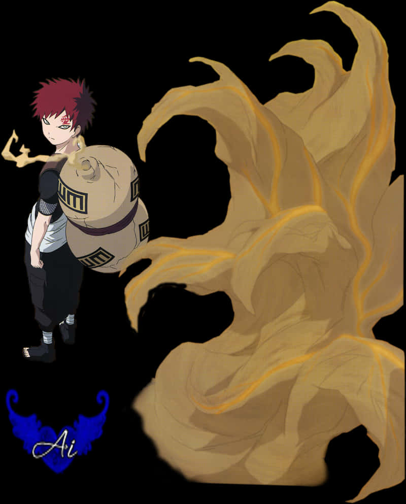 Gaara Sand Control Art