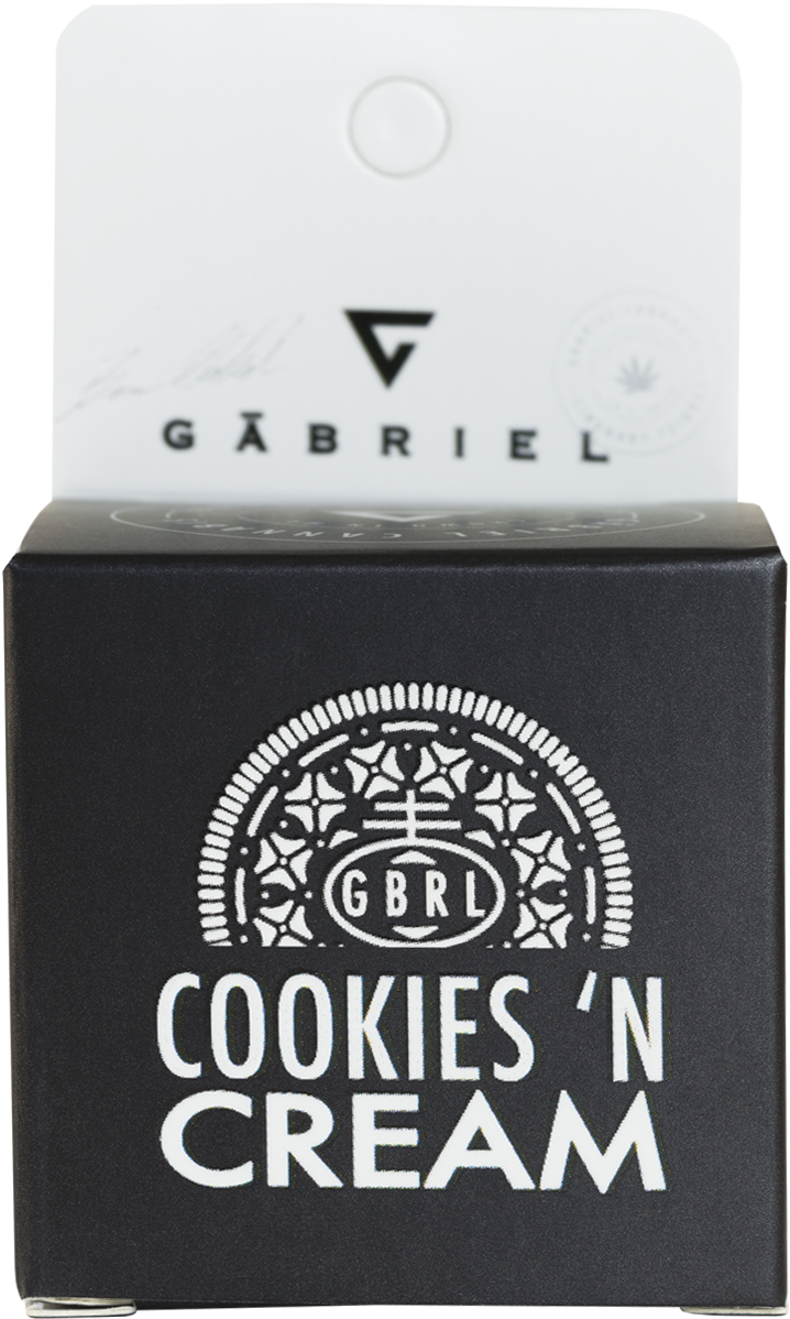 Gabriel Cookiesand Cream Product Packaging