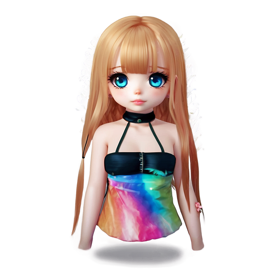 Gacha Hair Kawaii Png 06212024