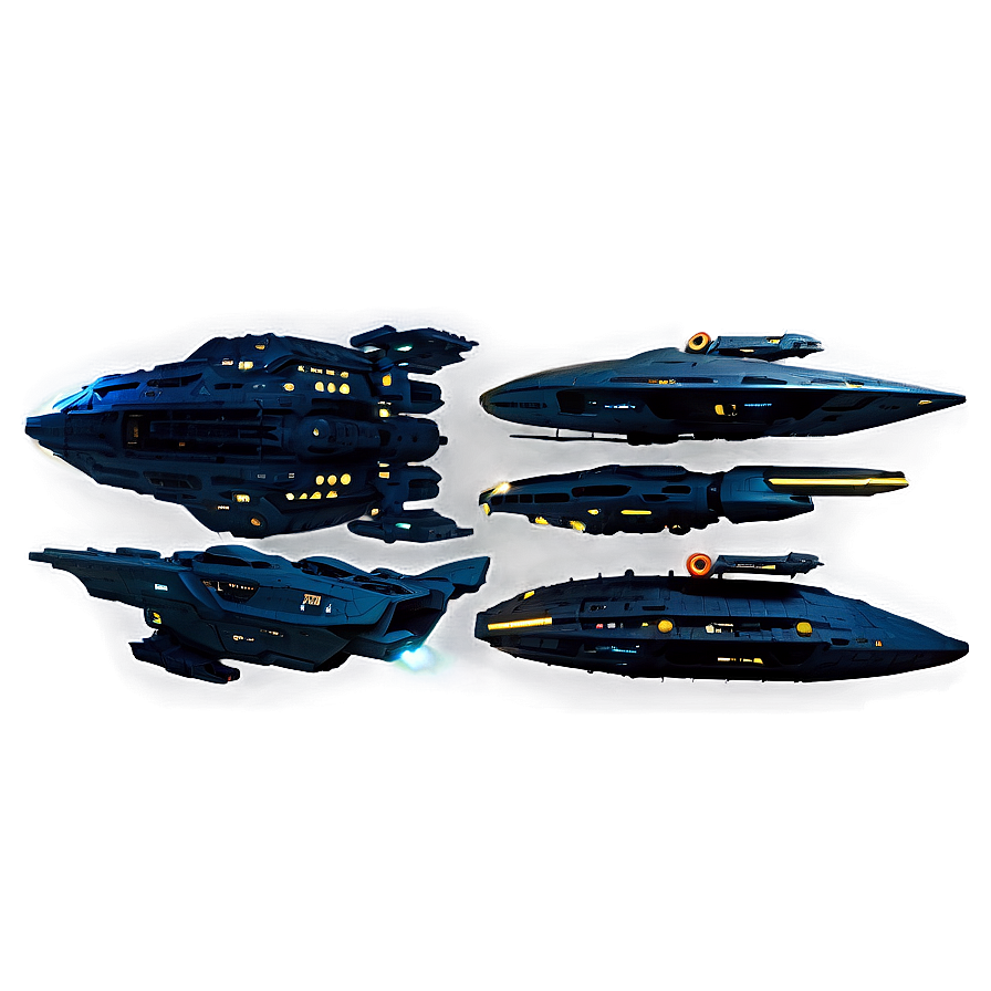 Galactic Alien Fleet Png Egc