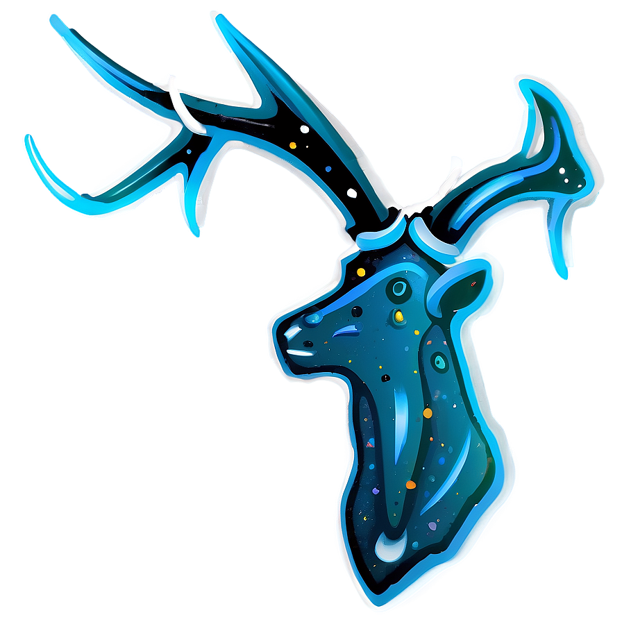 Galactic Antler Illustration Png Mvs