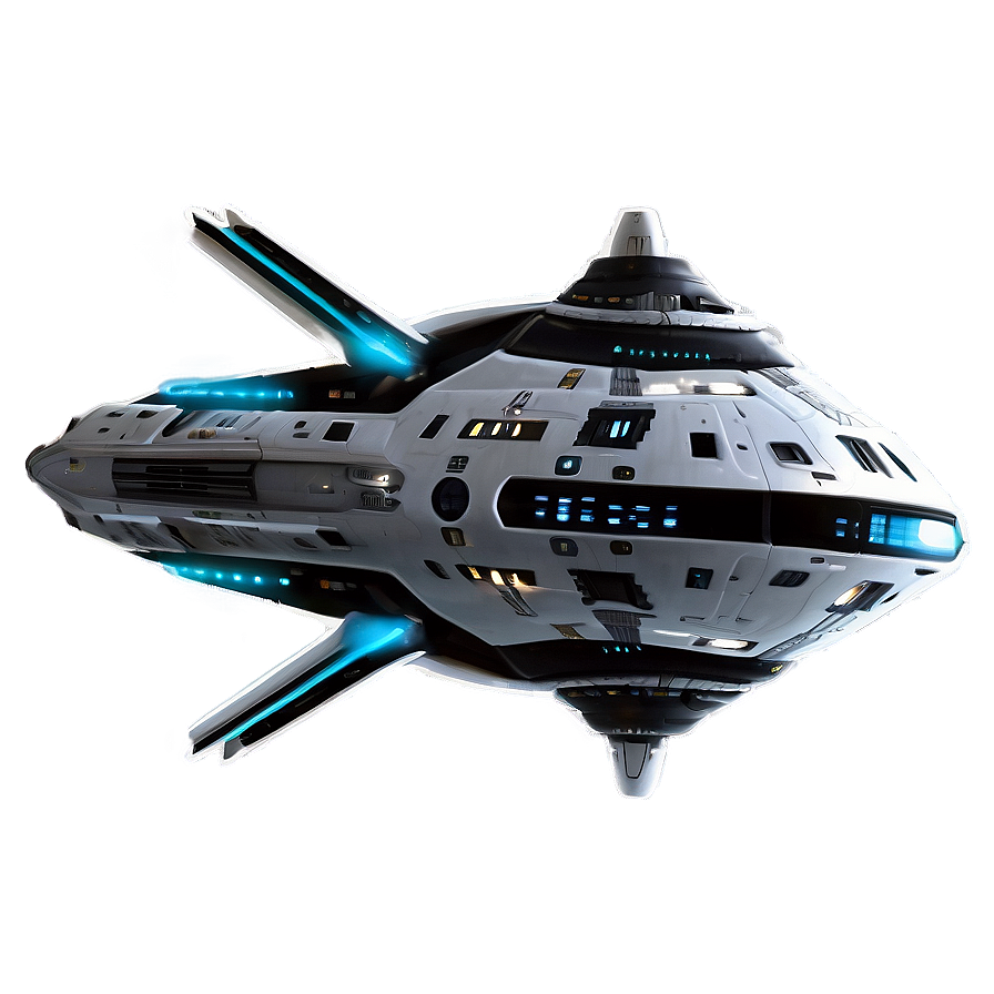 Galactic Explorer Starship Png 06202024