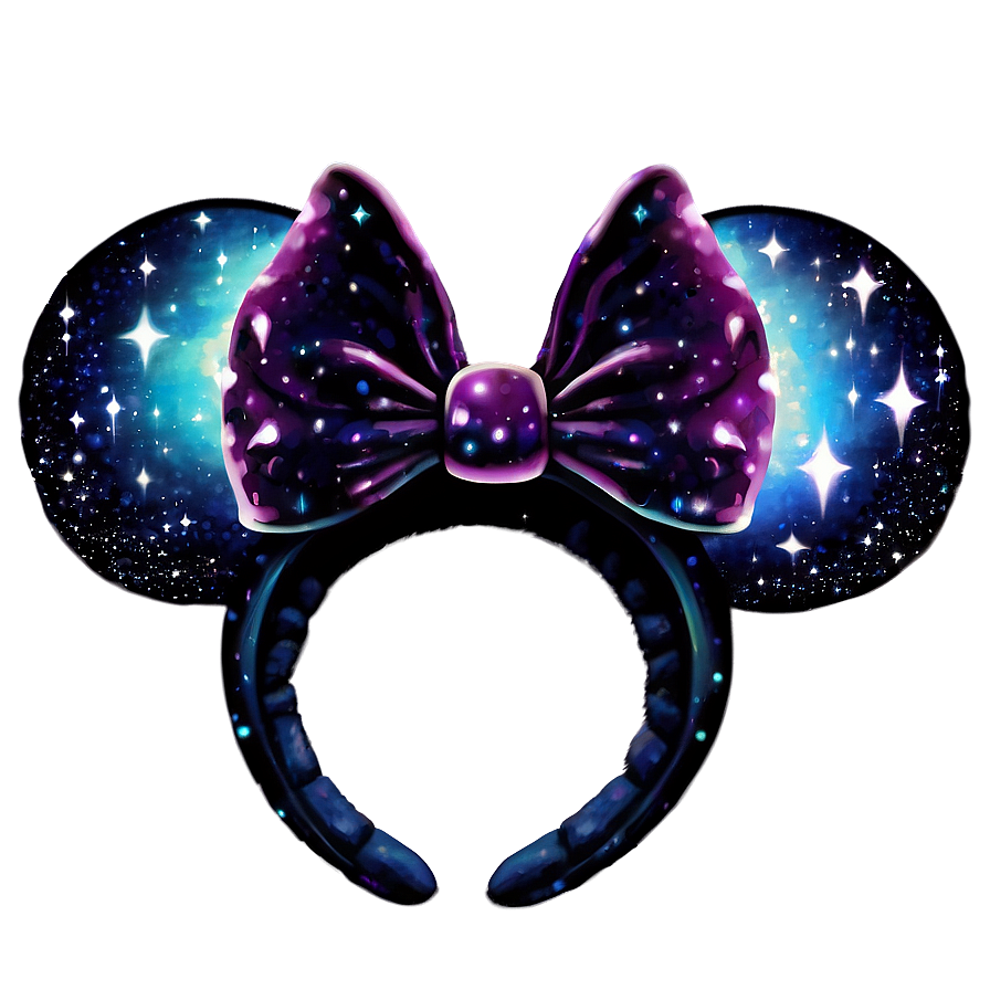 Galaxy Minnie Mouse Ears Png 06132024