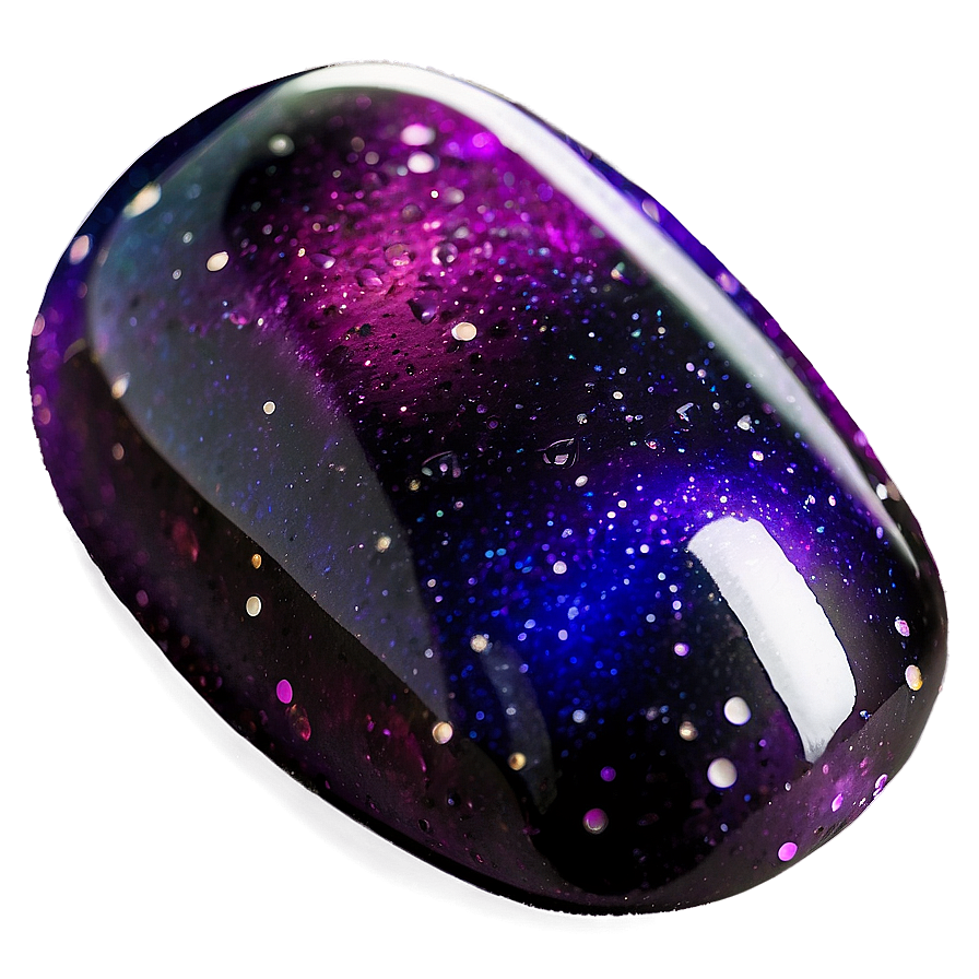 Galaxy Single Acrylic Nail Png 11