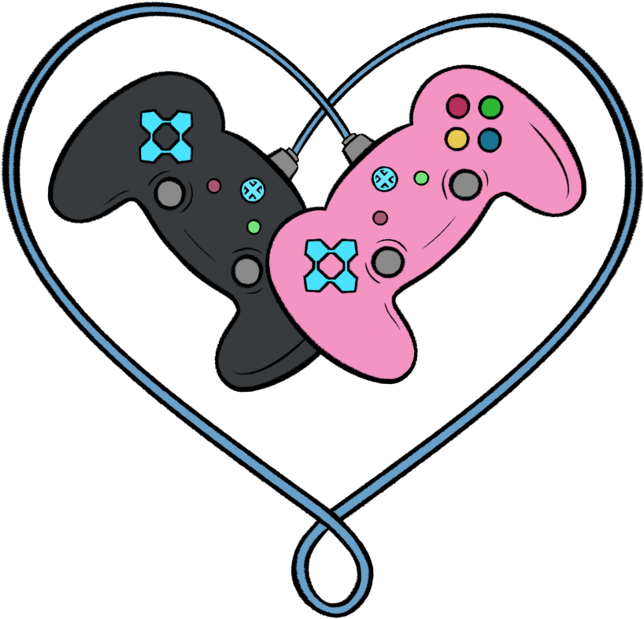 Gamer Love Heart Controllers.png
