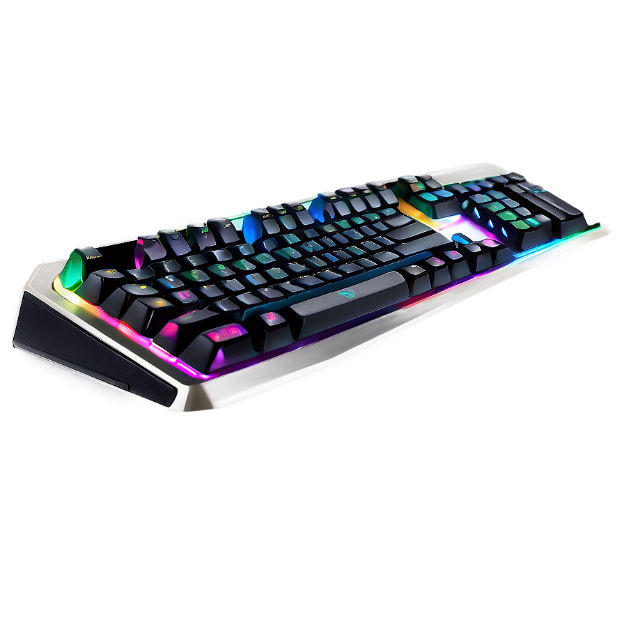 Gaming Keyboard With Adjustable Feet Png 06122024