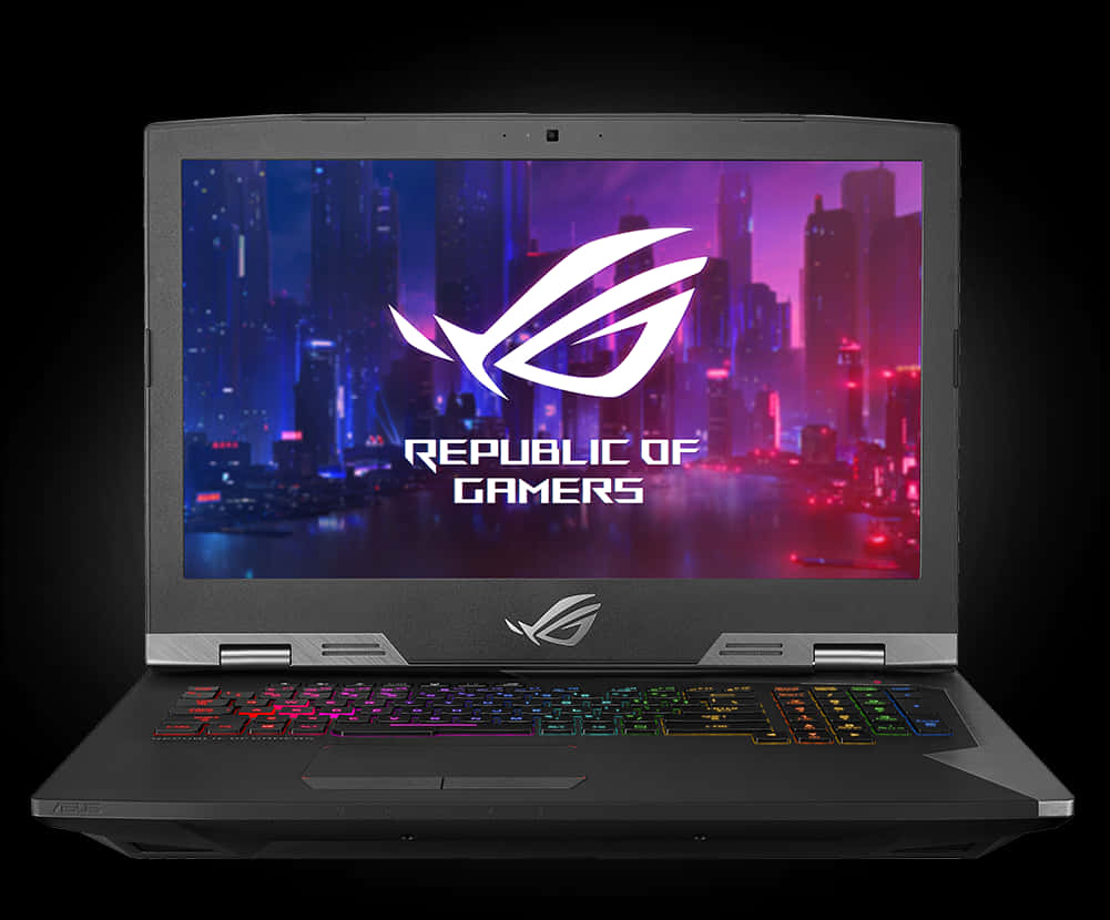 Gaming Laptop R O G Brand Illuminated Keyboard