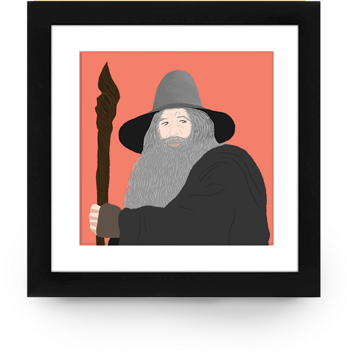 Gandalf Illustration Artwork